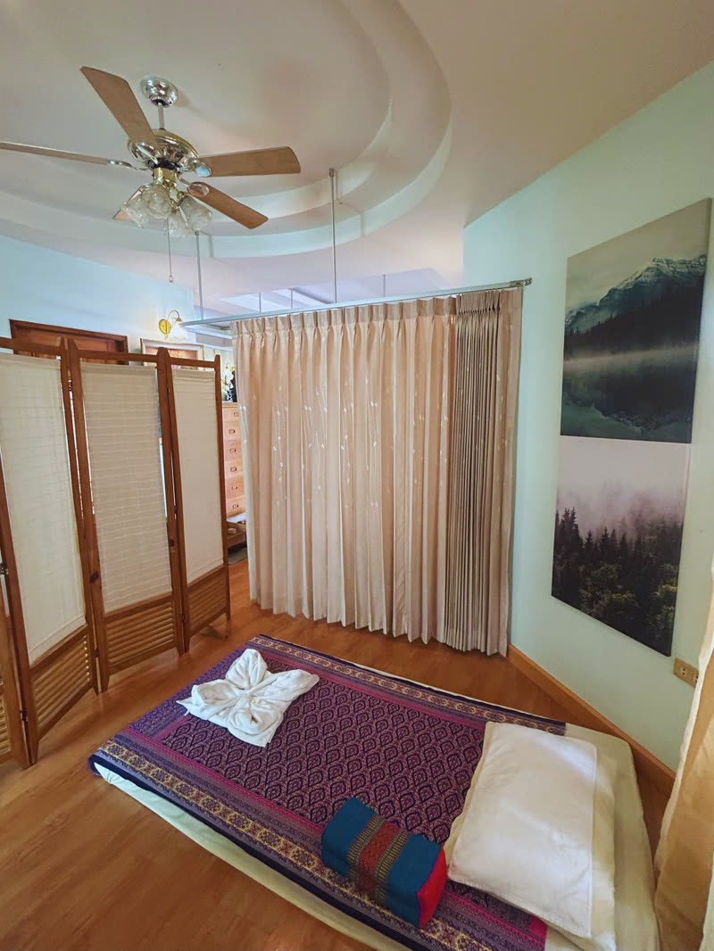 Private massage room at Ranchuan Thai Massage Khon Kaen